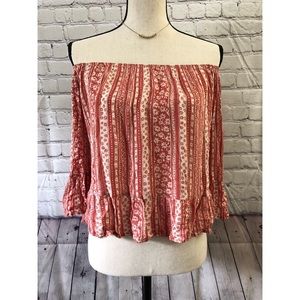 Everly For Anthropologie Off The Shoulder Blouse